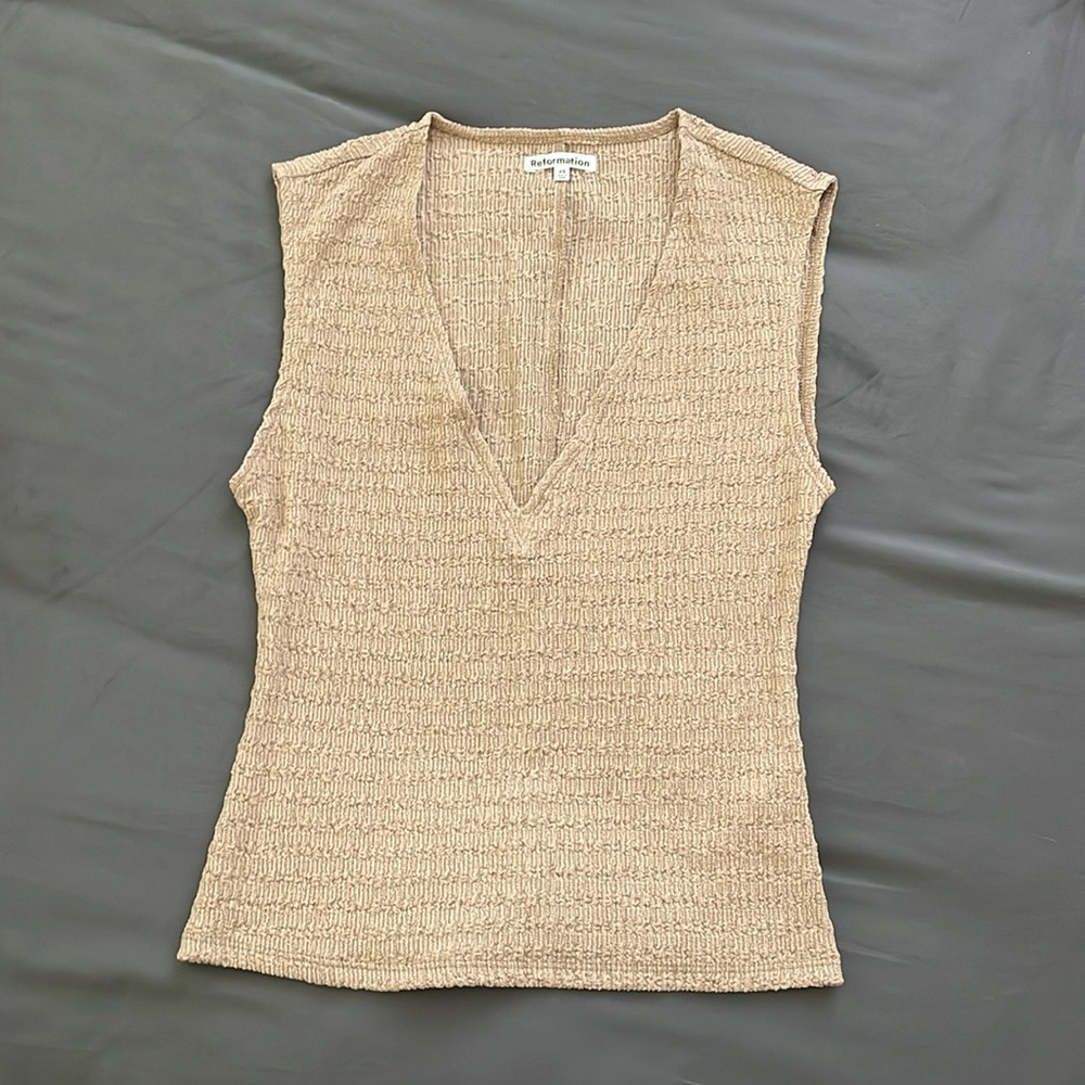 Reformation Low Cut Tank Top